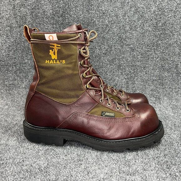 Matterhorn Lineman Boots Men\'s 12 J.H. Hall\'s Gore-Tex Waterproof‎ Leather Work main image 15